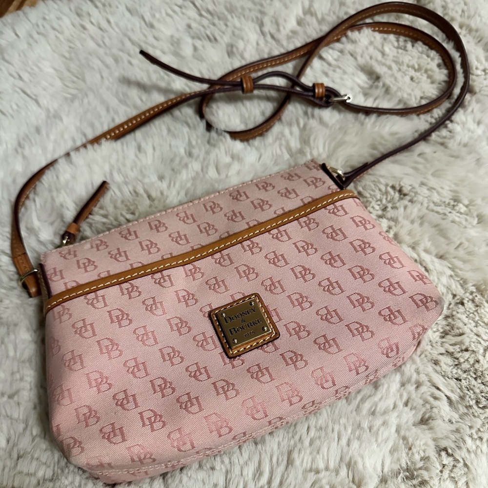 Dooney & Bourke Signature Monogram Pink